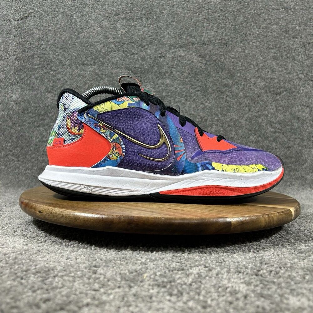 Nike Kyrie Low 5 DJ6012-002 Men's Size 8.5 Jewell Loyd Mural Mural Shoes Used